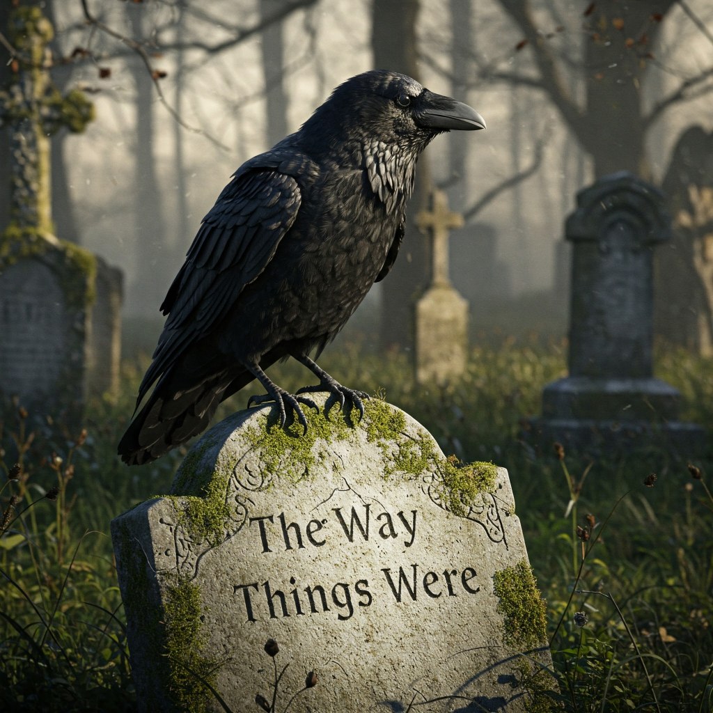 The Raven Gets Irritated: DOGE, Grief, and the Wilfully&nbsp;Lost